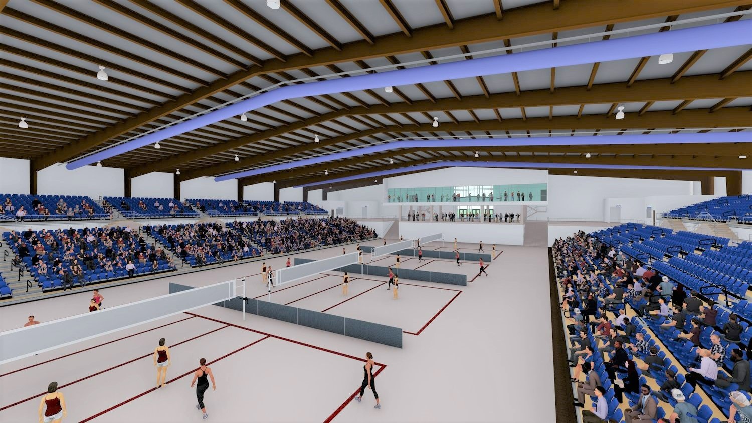 A new arena that’s being developed is part of the master plan. 